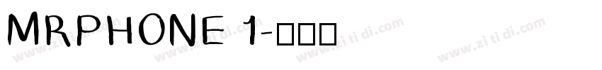 MRPHONE 1字体转换